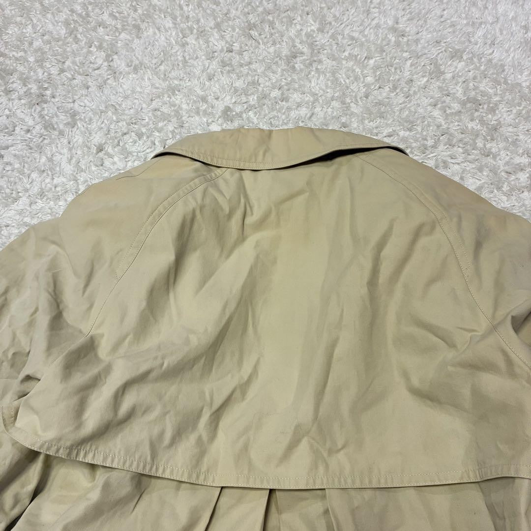 BURBERRYS Coat Nova Check Asian fit S US size XS Light Beige Authentic
