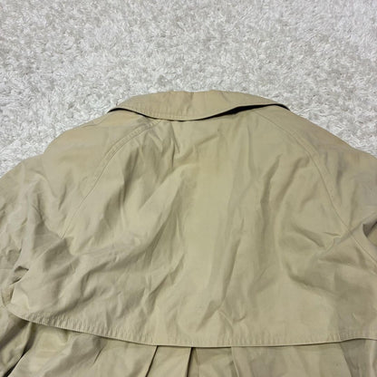 BURBERRYS Coat Nova Check Asian fit S US size XS Light Beige Authentic