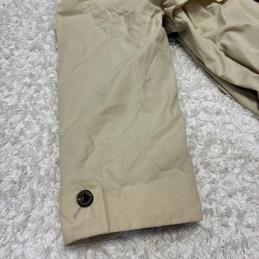 BURBERRYS Coat Nova Check Asian fit S US size XS Light Beige Authentic