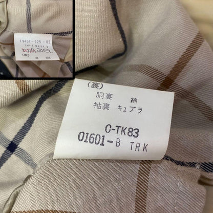BURBERRYS Coat Nova Check Asian fit S US size XS Light Beige Authentic