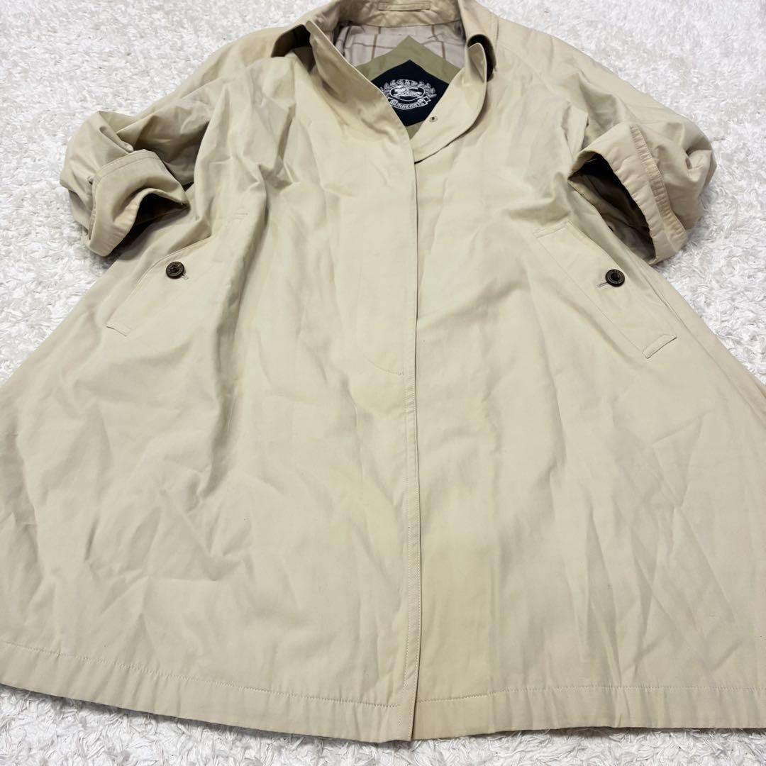 BURBERRYS Coat Nova Check Asian fit S US size XS Light Beige Authentic