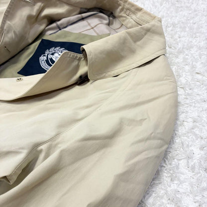 BURBERRYS Coat Nova Check Asian fit S US size XS Light Beige Authentic