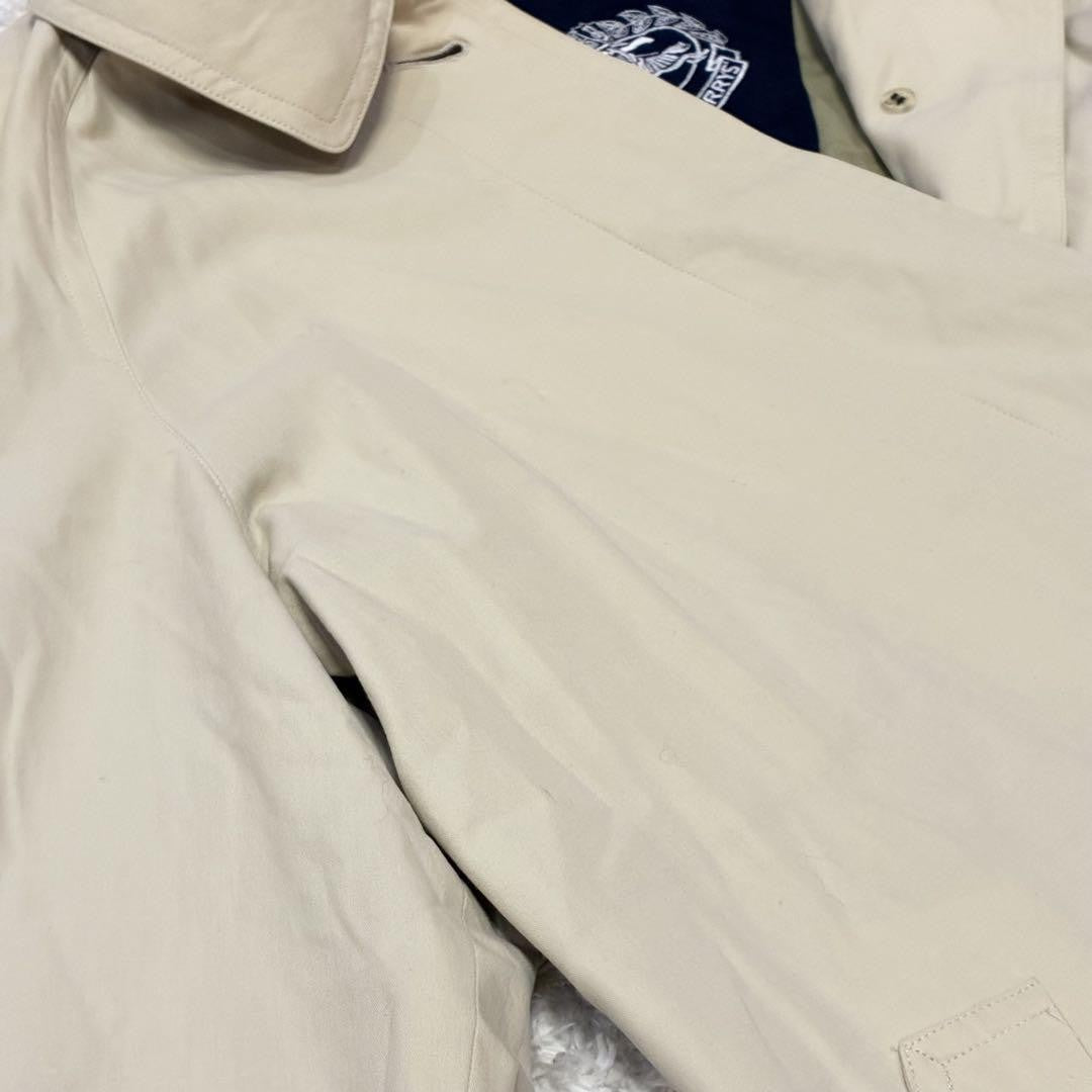 BURBERRYS Coat Nova Check Asian fit S US size XS Light Beige Authentic