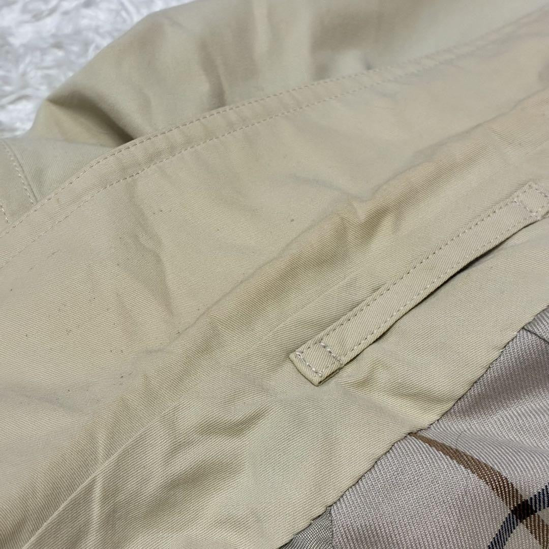 BURBERRYS Coat Nova Check Asian fit S US size XS Light Beige Authentic