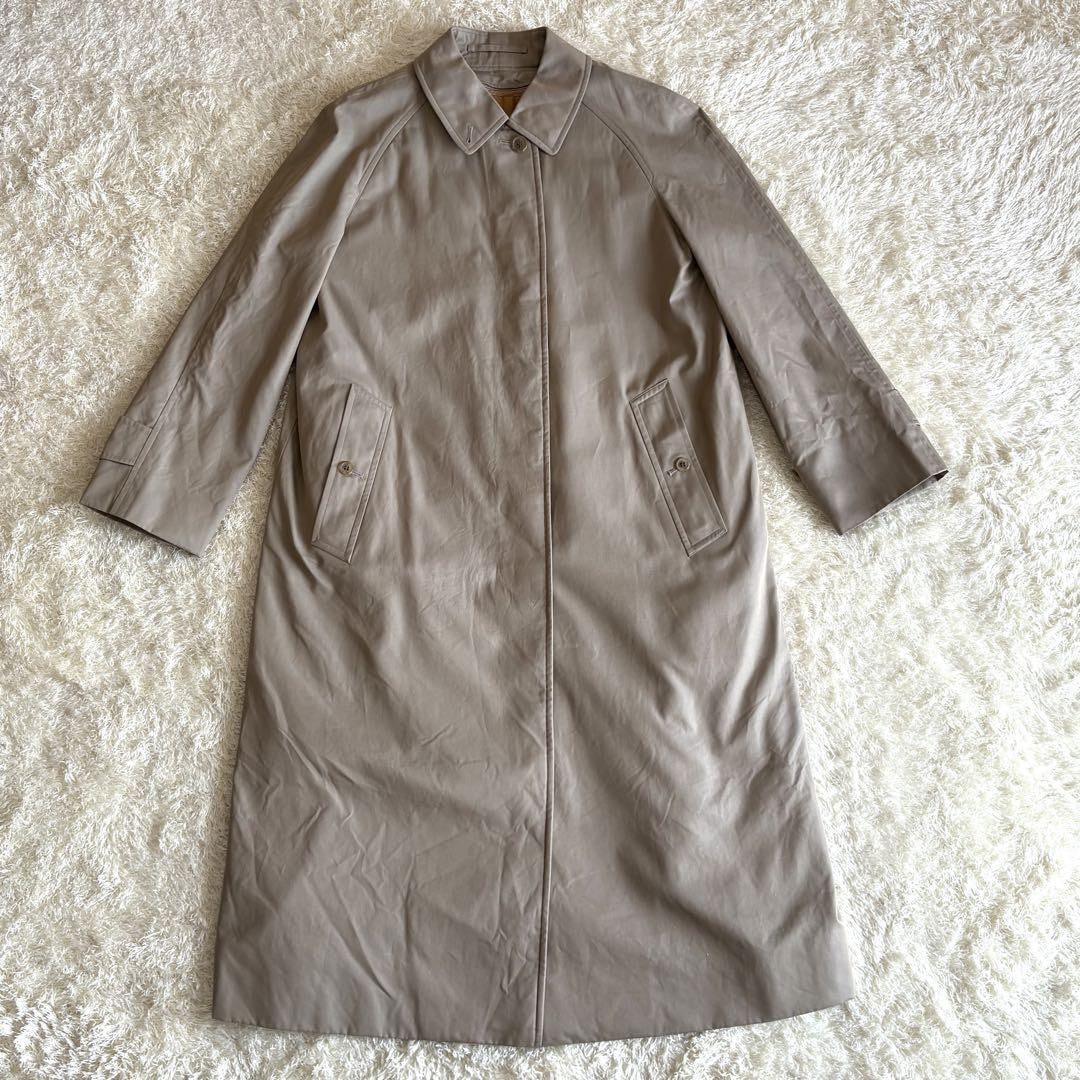 BURBERRYS Coat Nova Check Asian fit M US size S Beige Authentic