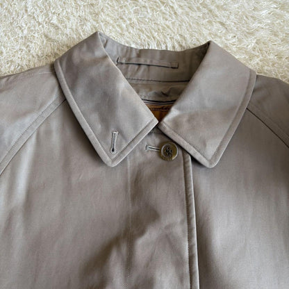 BURBERRYS Coat Nova Check Asian fit M US size S Beige Authentic