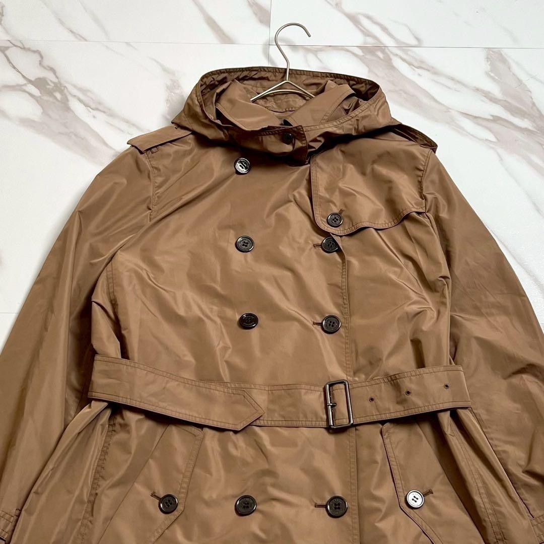 BURBERRY LONDON Coat Nova Check Asian fit XL US size L Beige Authentic