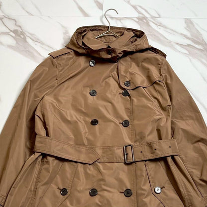 BURBERRY LONDON Coat Nova Check Asian fit XL US size L Beige Authentic