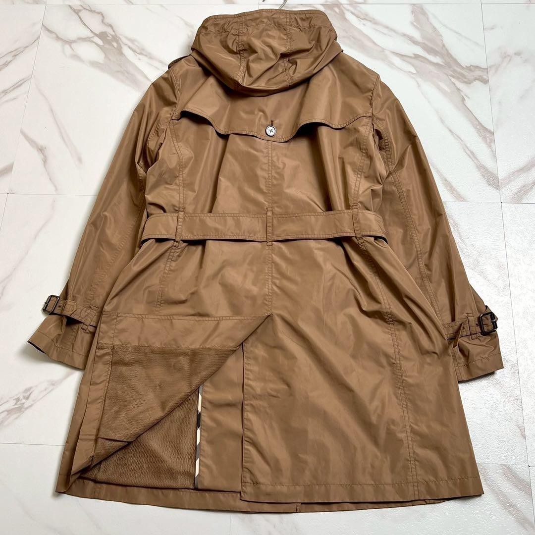 BURBERRY LONDON Coat Nova Check Asian fit XL US size L Beige Authentic