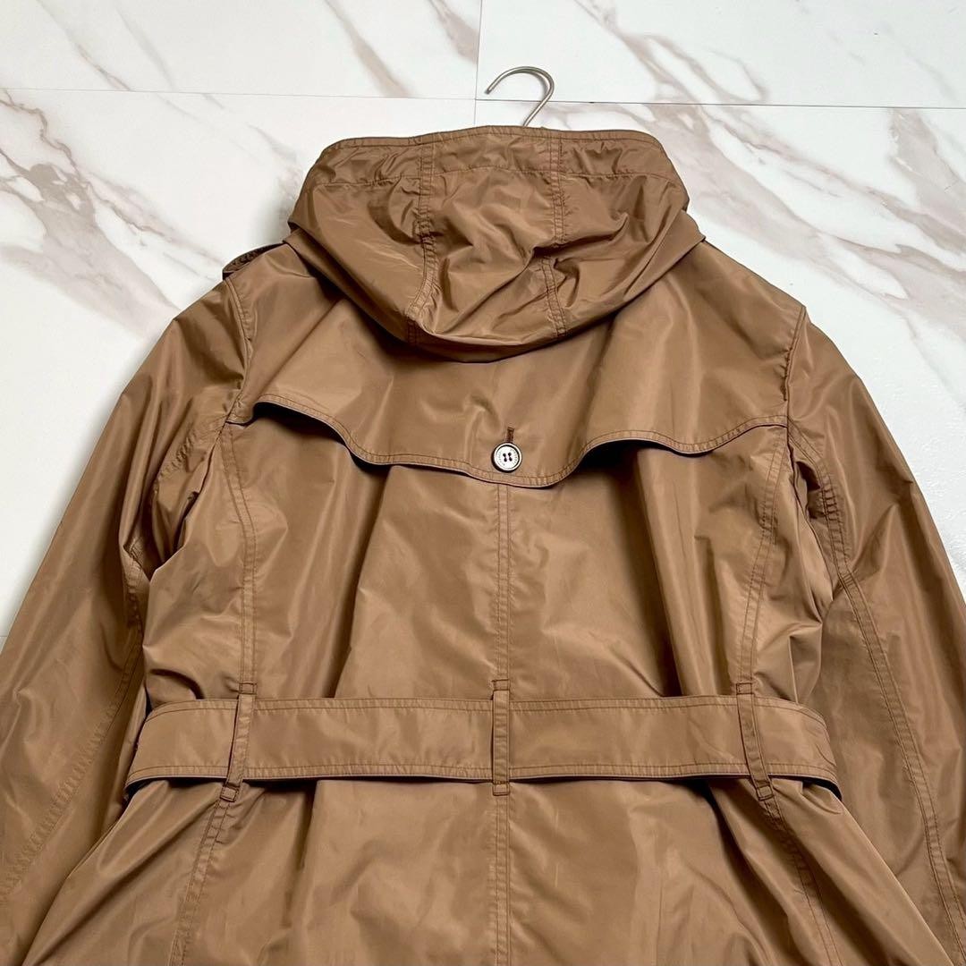 BURBERRY LONDON Coat Nova Check Asian fit XL US size L Beige Authentic