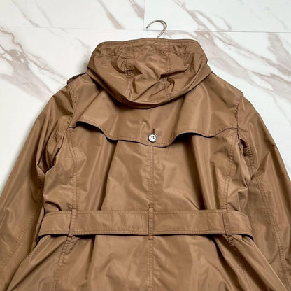 BURBERRY LONDON Coat Nova Check Asian fit XL US size L Beige Authentic