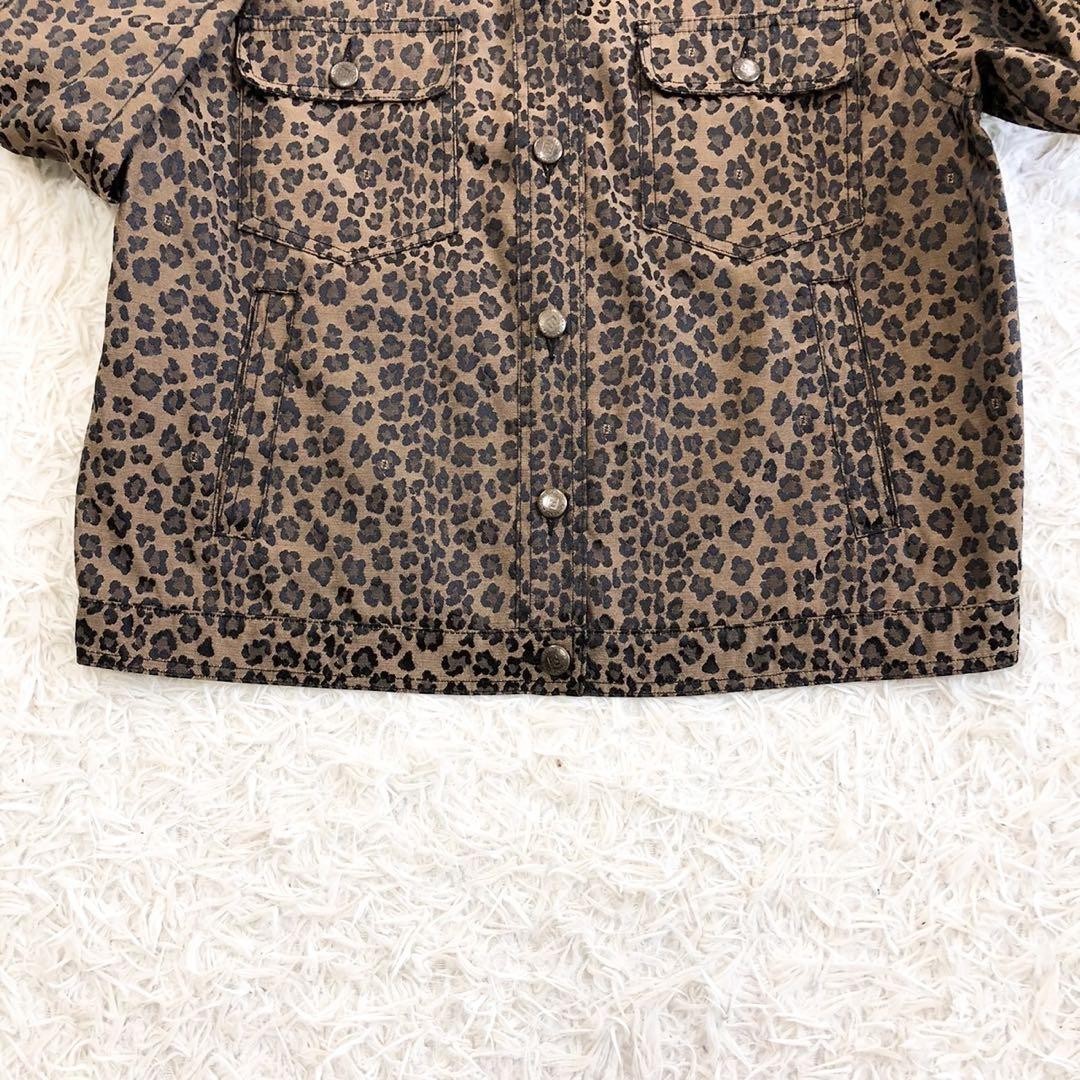 FENDI Jacket FF Asian fit 2XL 44 US size XL Brown Authentic