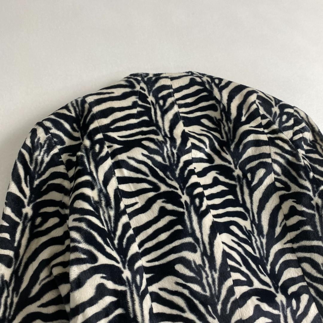 FENDI Jacket FF Asian fit L US size M Zebra Authentic