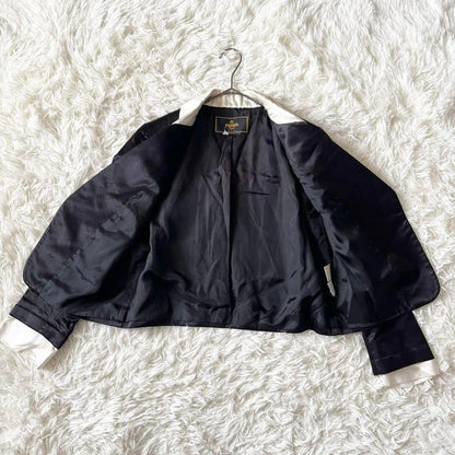 FENDI Jacket FF Asian fit L 40 US size M Black White Authentic