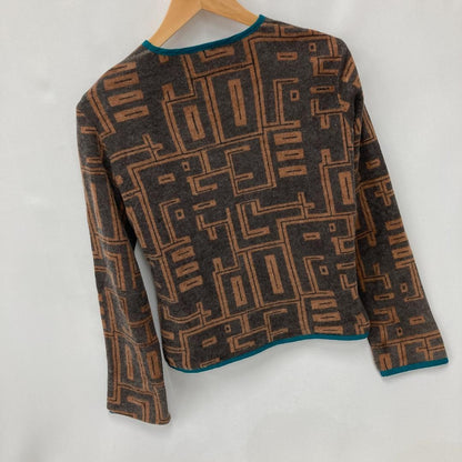 FENDI Jacket FF Asian fit M US size S Brown Authentic