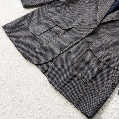 FENDI Jacket Asian fit 2XL 44 US size XL Gray Authentic