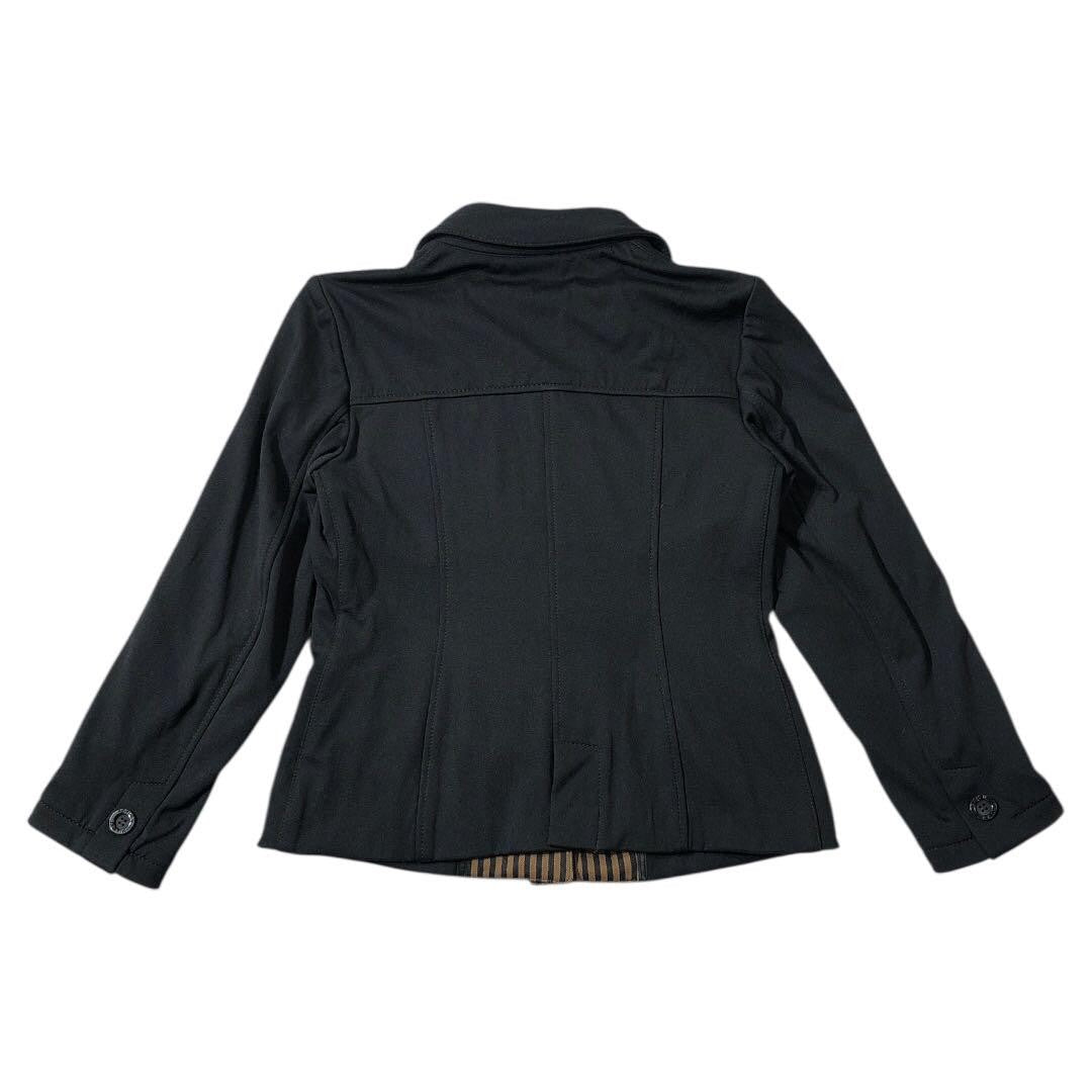FENDI Jacket FF Asian fit XL 42 US size L Black Authentic