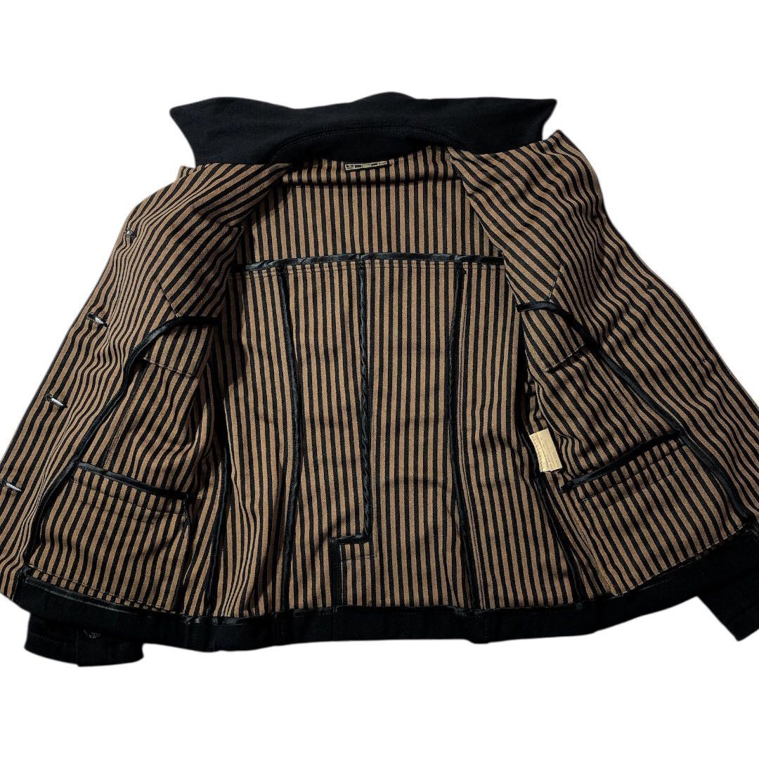 FENDI Jacket FF Asian fit XL 42 US size L Black Authentic