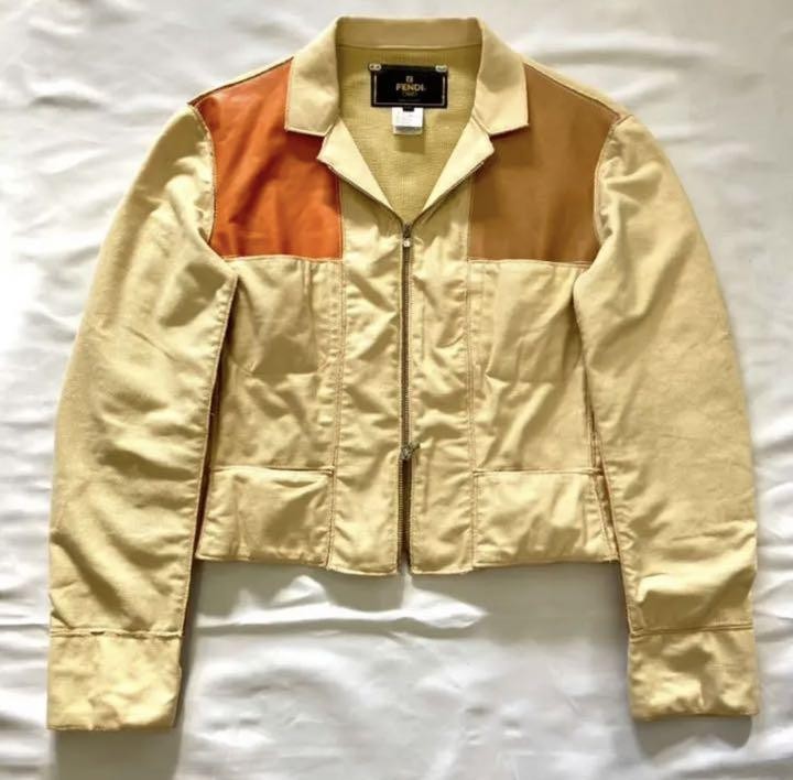 FENDI Jacket FF Asian fit XL 42 US size L Authentic