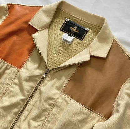 FENDI Jacket FF Asian fit XL 42 US size L Authentic