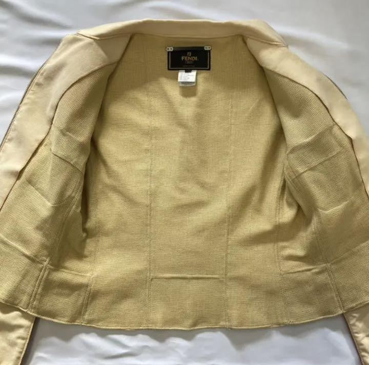 FENDI Jacket FF Asian fit XL 42 US size L Authentic