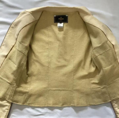 FENDI Jacket FF Asian fit XL 42 US size L Authentic