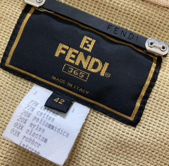 FENDI Jacket FF Asian fit XL 42 US size L Authentic
