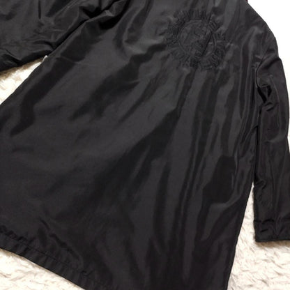 FENDI Coat FF FREE SIZE Black Red Dark Brown Authentic