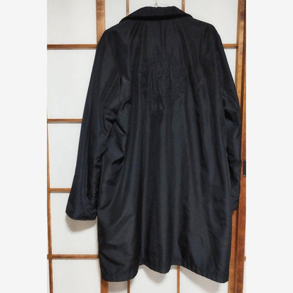 FENDI Coat FF FREE SIZE Black Red Dark Brown Authentic