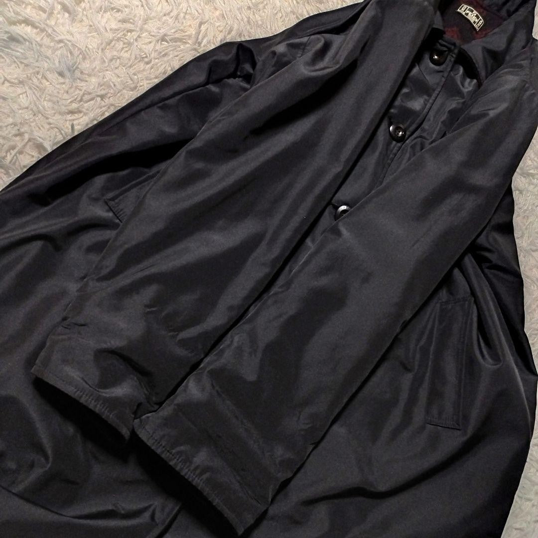 FENDI Coat FF FREE SIZE Black Red Dark Brown Authentic