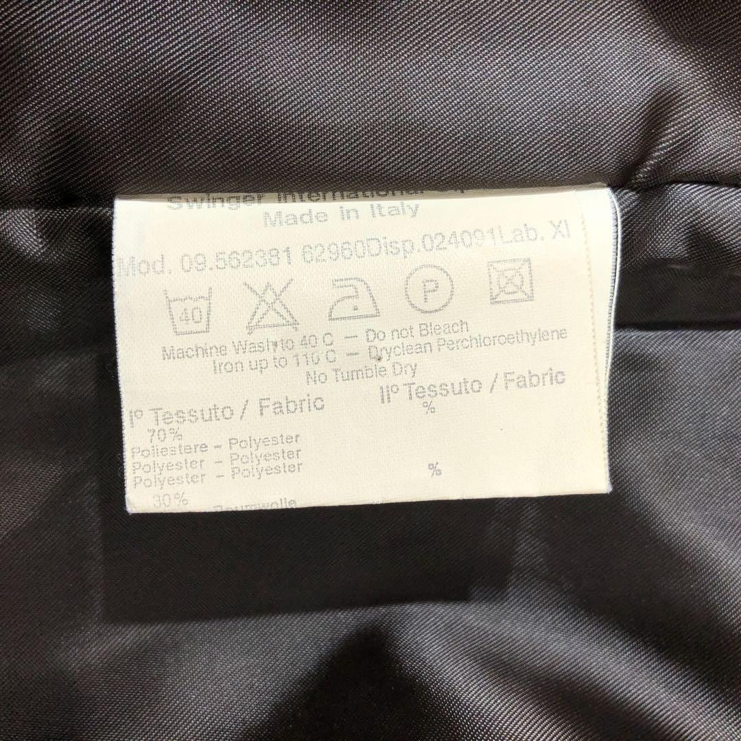FENDI Long Coat FF Zucca Asian fit L US size M Black Authentic