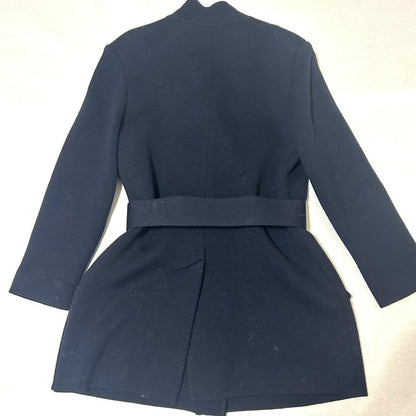 FENDI Coat FF Asian fit XL 42 US size L Navy Authentic