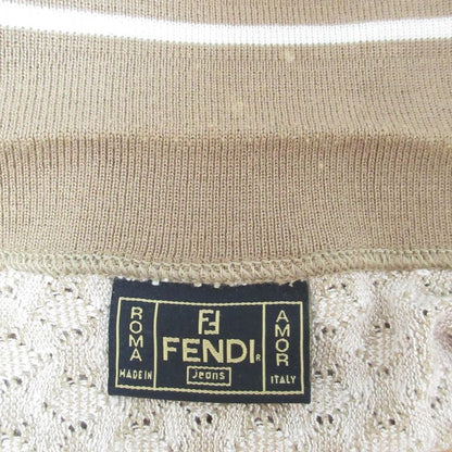 FENDI Jacket FF Asian fit XL 42 US size L Beige Authentic