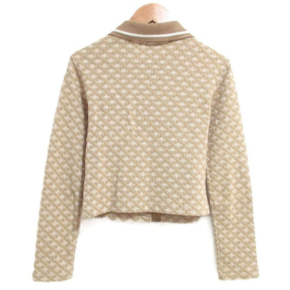 FENDI Jacket FF Asian fit XL 42 US size L Beige Authentic