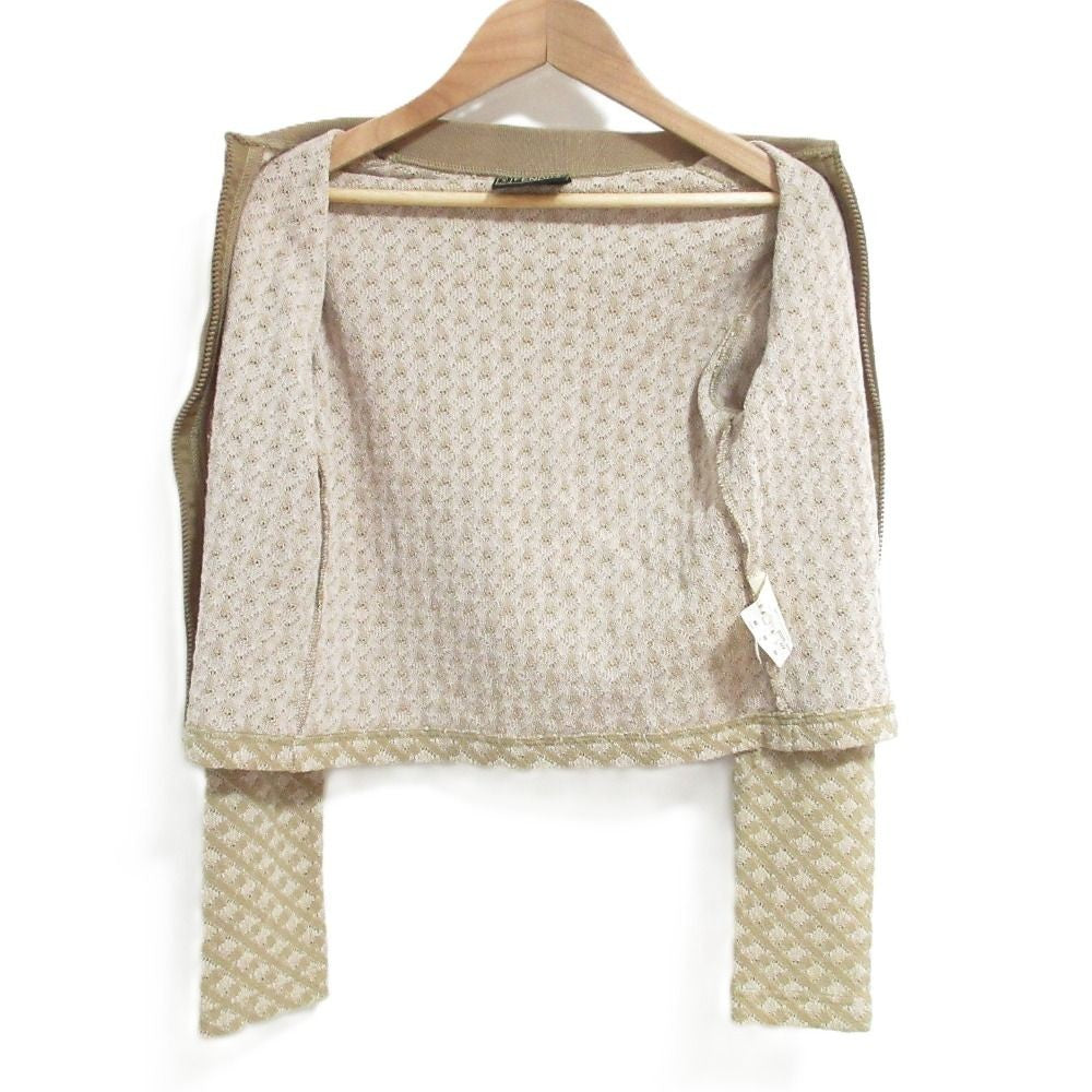 FENDI Jacket FF Asian fit XL 42 US size L Beige Authentic