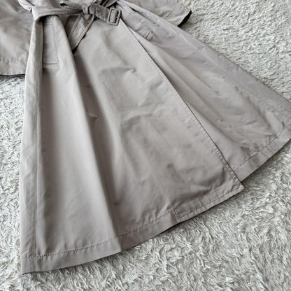 Max Mara Trench Coat Asian fit 2XL 44 US size XL Greige Authentic