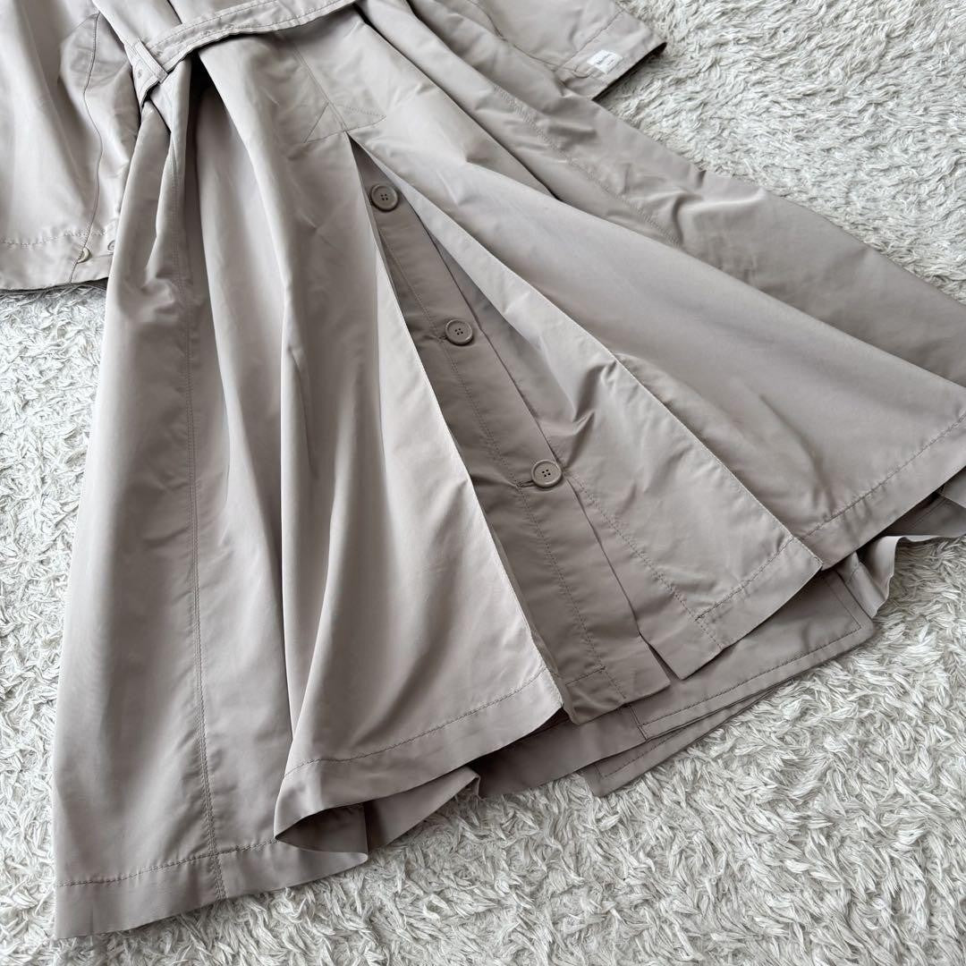 Max Mara Trench Coat Asian fit 2XL 44 US size XL Greige Authentic