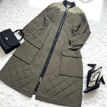 Weekend Max Mara Long Coat Asian fit XL 42 US size L Khaki Authentic