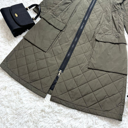 Weekend Max Mara Long Coat Asian fit XL 42 US size L Khaki Authentic