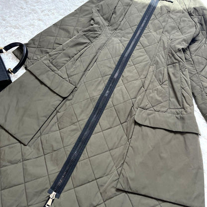 Weekend Max Mara Long Coat Asian fit XL 42 US size L Khaki Authentic