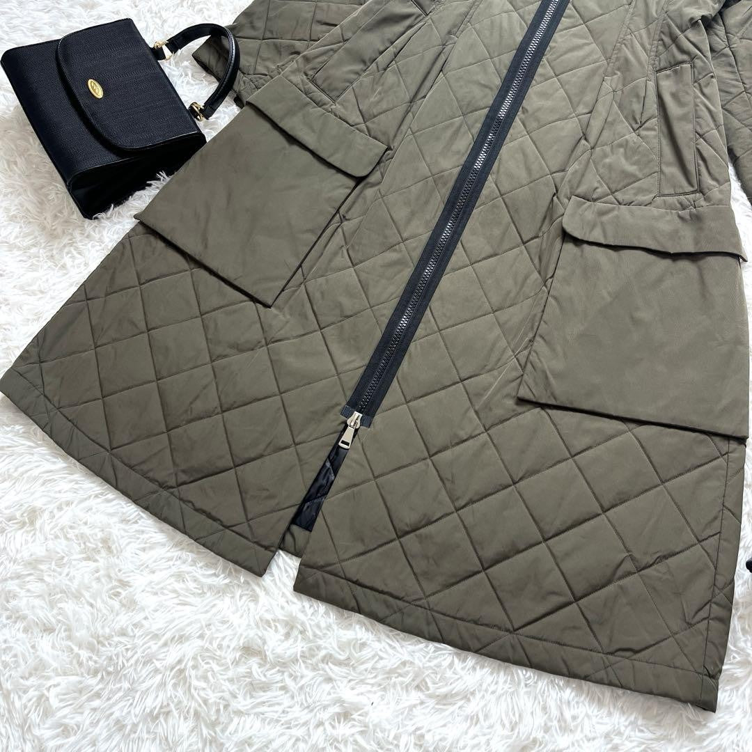 Weekend Max Mara Long Coat Asian fit XL 42 US size L Khaki Authentic