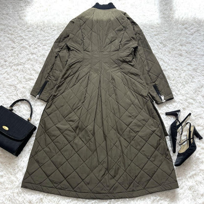 Weekend Max Mara Long Coat Asian fit XL 42 US size L Khaki Authentic