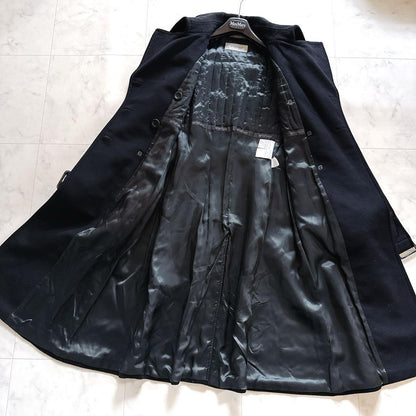 MaxMara SPORTMAX Long Coat Asian fit L 40 US size M Black Authentic