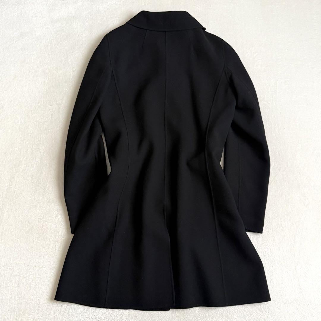S Max Mara Coat Asian fit L 40 US size M Black Authentic