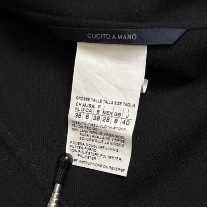 S Max Mara Coat Asian fit L 40 US size M Black Authentic