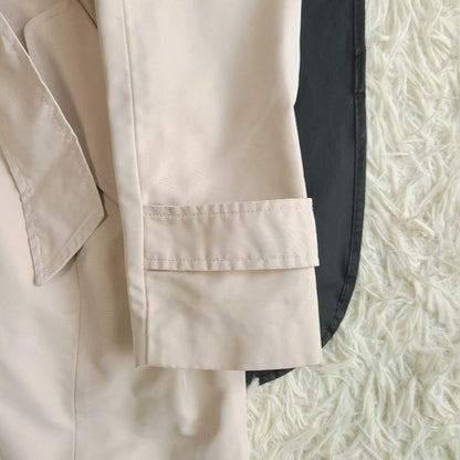 MAX&Co. Trench Coat Asian fit L 40 US size M Light Beige Authentic