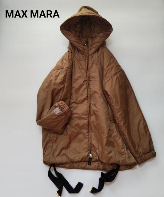 MAX MARA THE CUBE Jacket Asian fit L 40 US size M Brown Authentic