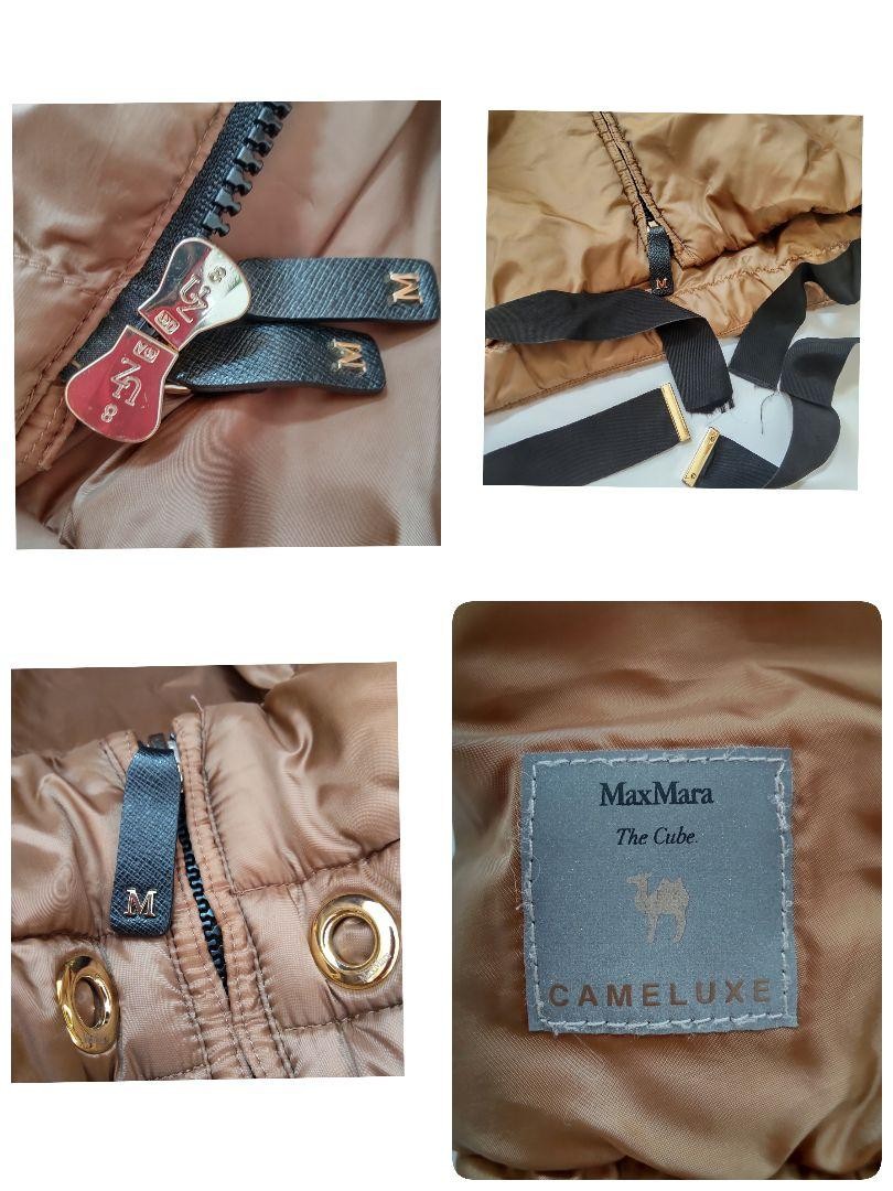 MAX MARA THE CUBE Jacket Asian fit L 40 US size M Brown Authentic