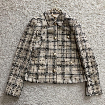 Max Mara Jacket Asian fit S 36 US size XS Off White Authentic
