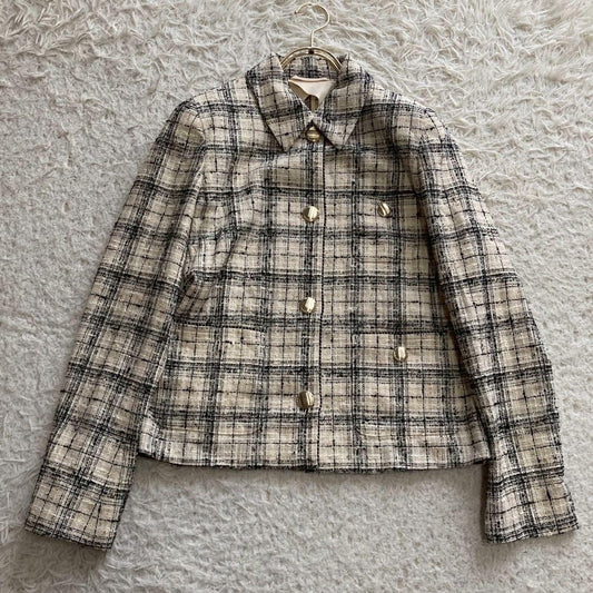 Max Mara Jacket Asian fit S 36 US size XS Off White Authentic